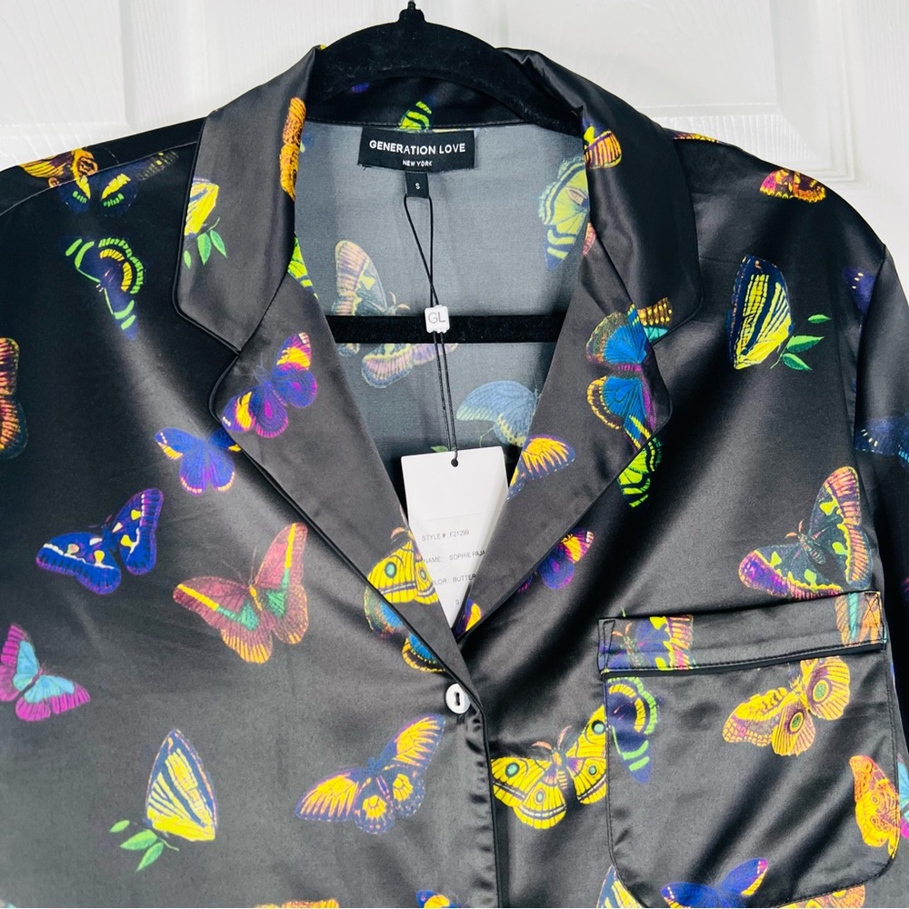 Sz S Generation Love Sophie Butterfly PJ Top NWT - Picture 3 of 9